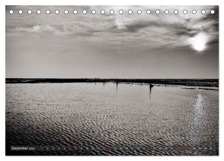 Produktbild: Ein Blick auf Husum (Tischkalender 2026 DIN A5 quer), CALVENDO Monatskalender