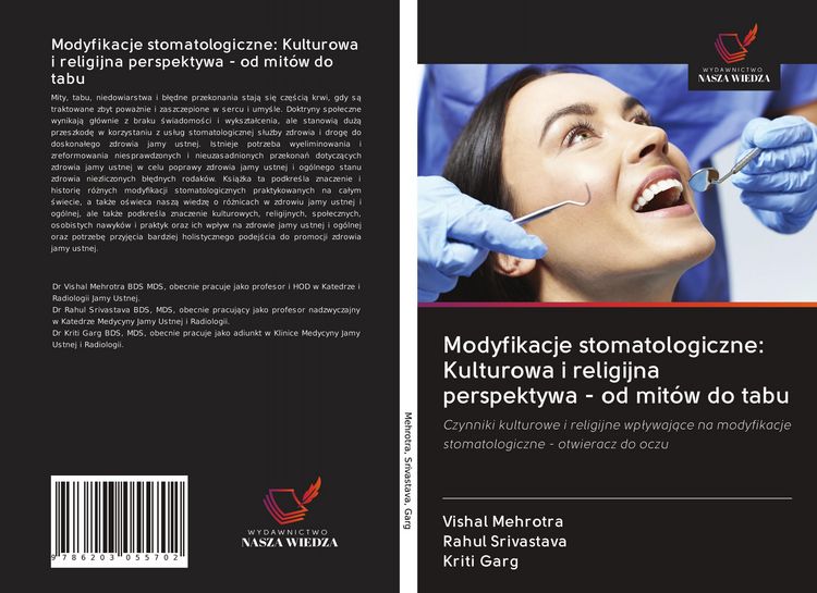 Produktbild: Modyfikacje stomatologiczne: Kulturowa i religijna perspektywa - od mit&oacute;w do tabu