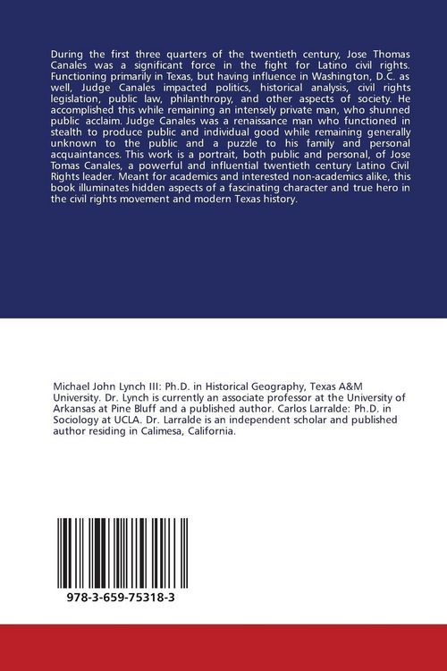 Produktbild: Judge J. T. Canales, Latino Civil Rights Leader