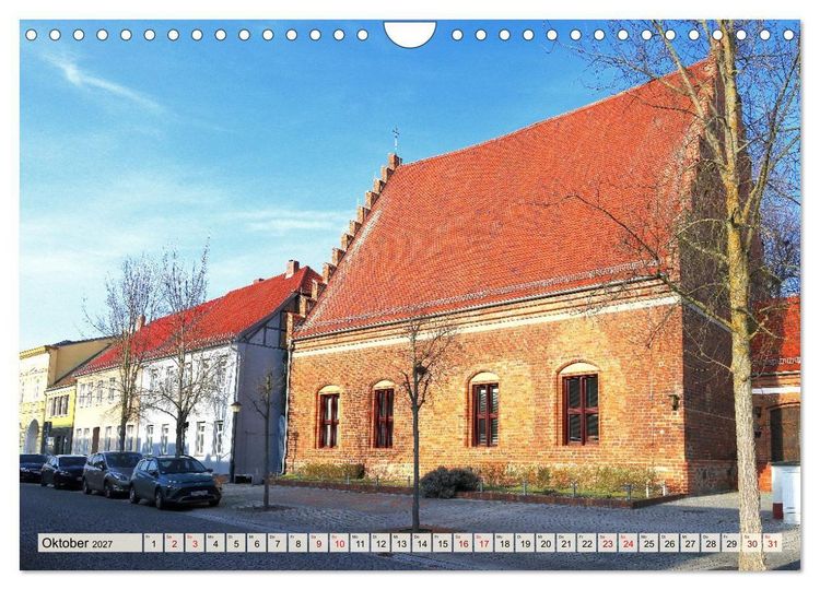 Produktbild: J&uuml;terbog &ndash; Backsteingotik und Wehrt&uuml;rme (Wandkalender 2027 DIN A4 quer), CALVENDO Monatskalender