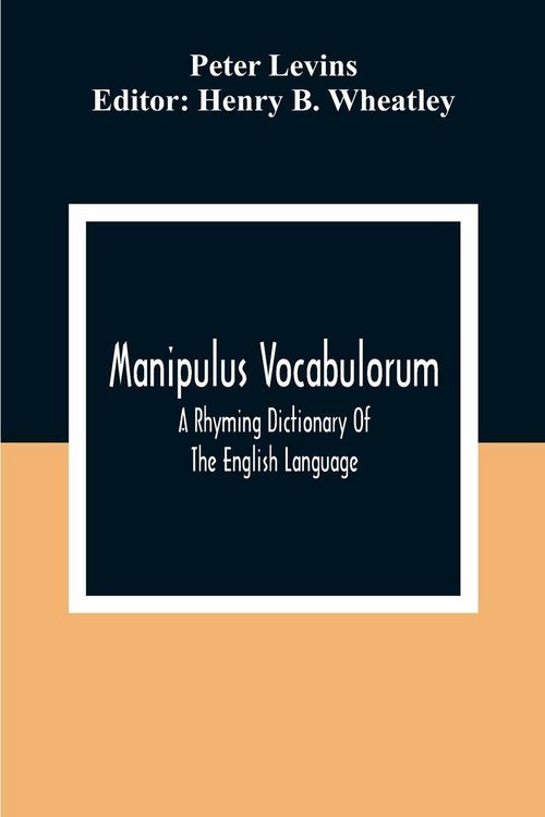 Produktbild: Manipulus Vocabulorum