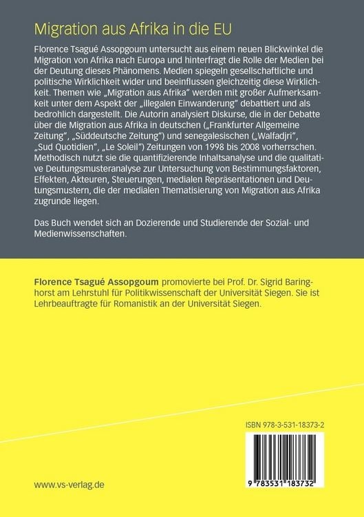 Produktbild: Migration aus Afrika in die EU