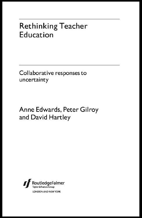 Produktbild: Rethinking Teacher Education