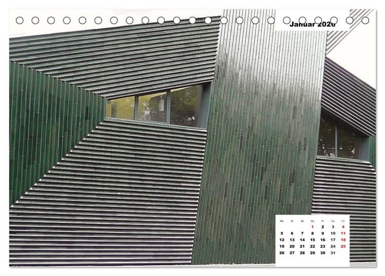 Produktbild: Moderne Architektur. Impressionen (Tischkalender 2026 DIN A5 quer), CALVENDO Monatskalender