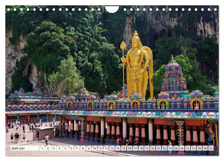Produktbild: Bangkok und Kuala Lumpur - Megast&auml;dte Asiens (Wandkalender 2027 DIN A4 quer), CALVENDO Monatskalender