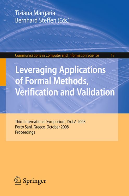 Produktbild: Leveraging Applications of Formal Methods, Verification and Validation