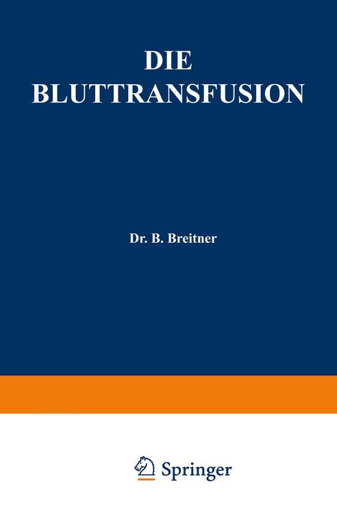 Produktbild: Die Bluttransfusion