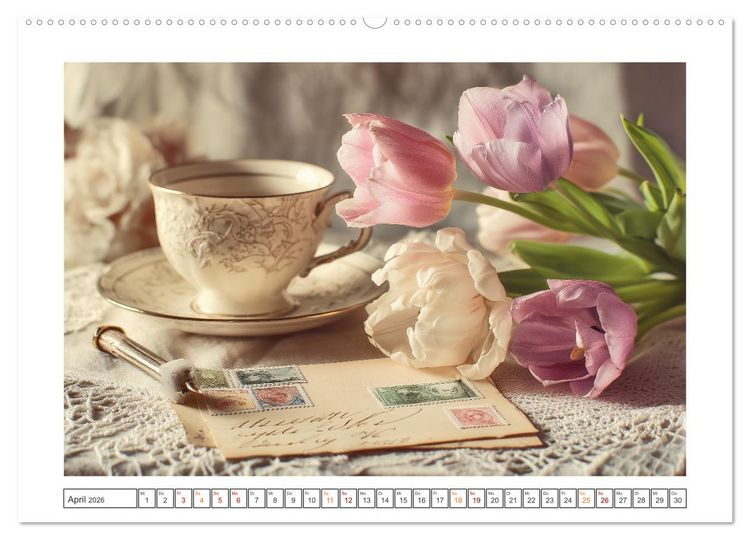 Produktbild: Zeitgefl&uuml;ster (Wandkalender 2026 DIN A2 quer), CALVENDO Monatskalender