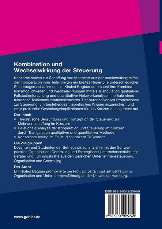 Produktbild: Kombination und Wechselwirkung der Steuerung
