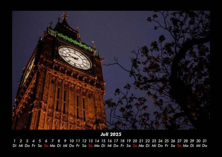 Produktbild: London - Impressionen 2025 Fotokalender DIN A3