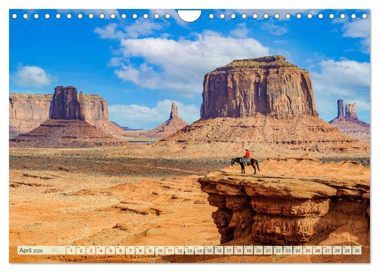 Produktbild: Unterwegs in ARIZONA (Wandkalender 2026 DIN A4 quer), CALVENDO Monatskalender