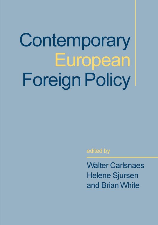 Produktbild: Contemporary European Foreign Policy