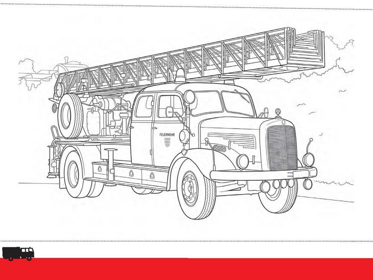 Produktbild: Feuerwehr Malbuch