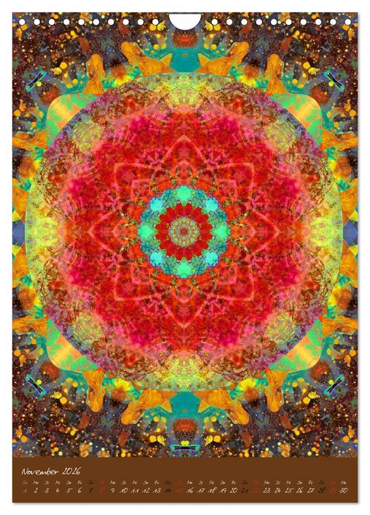 Produktbild: FLORALE MANDALAS (Wandkalender 2026 DIN A4 hoch), CALVENDO Monatskalender