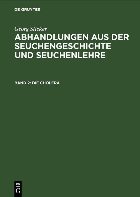 Produktbild: Die Cholera