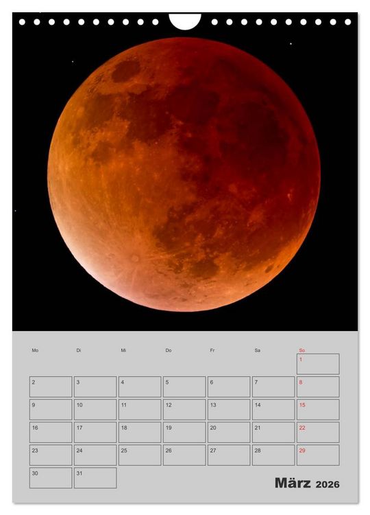Produktbild: Wunderbares Universum (Wandkalender 2026 DIN A4 hoch), CALVENDO Monatskalender