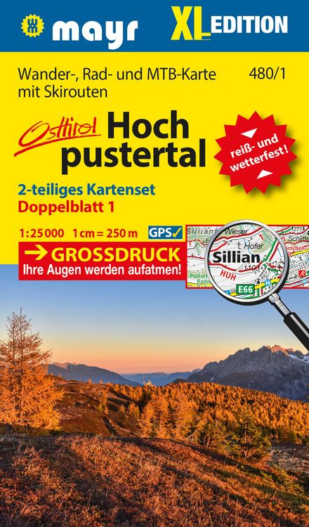 Produktbild: Mayr Wanderkarte Hochpustertal XL (2-Karten-Set) 1:25.000