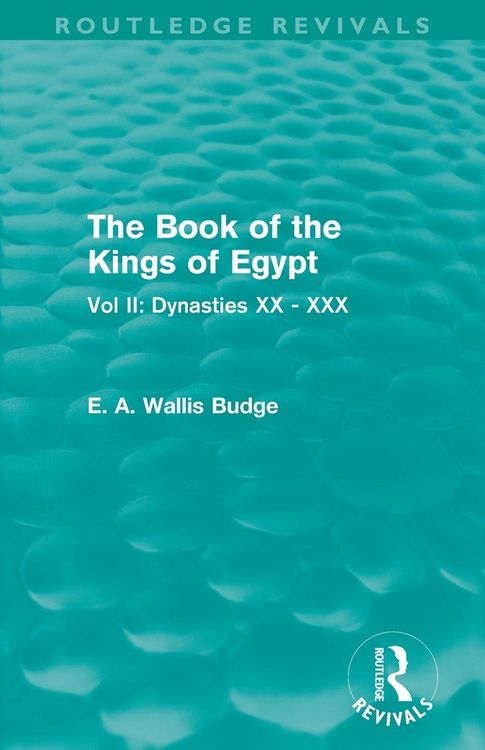 Produktbild: The Book of the Kings of Egypt (Routledge Revivals)