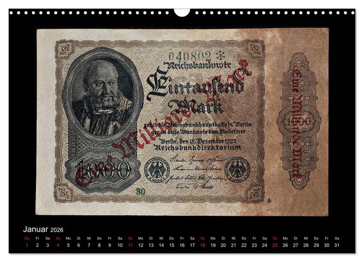 Produktbild: Vergangene Werte (Wandkalender 2026 DIN A3 quer), CALVENDO Monatskalender