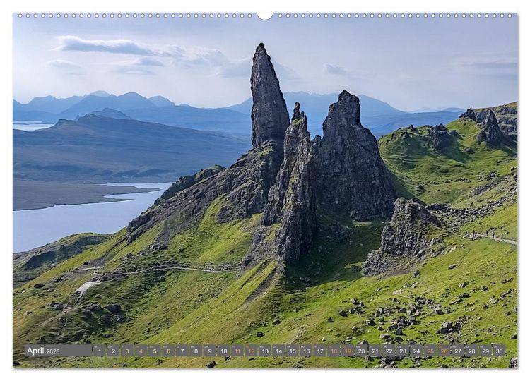 Produktbild: The fantastic Isle of Skye (hochwertiger Premium Wandkalender 2026 DIN A2 quer), Kunstdruck in Hochglanz