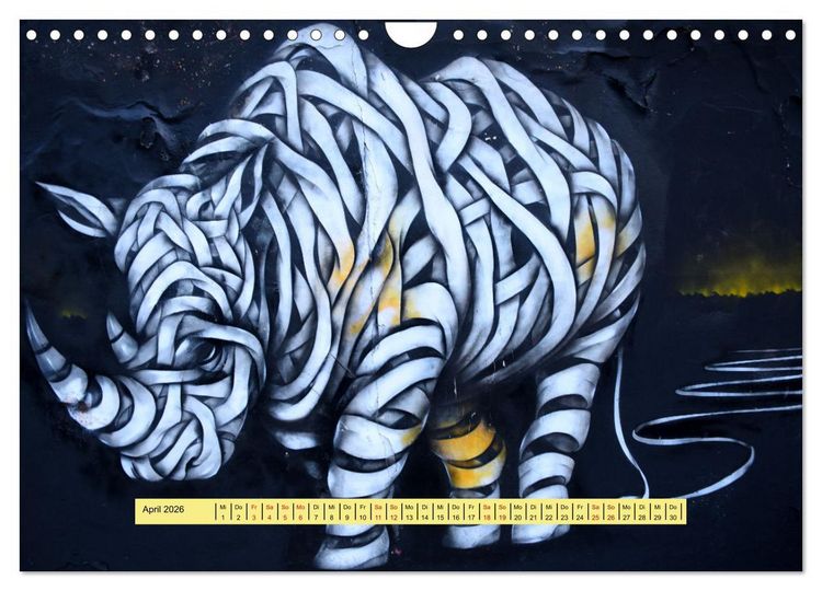 Produktbild: Street Art in London - cool, stylisch und hochprofessionell (Wandkalender 2026 DIN A4 quer), CALVENDO Monatskalender