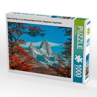 Produktbild: CALVENDO Puzzle Mount Fitz Roy in Los Glaciares National Park, Patagonien, Argentinien | 1000 Teile Lege-Gr&ouml;&szlig;e 64x48cm Foto-Puzzle f&uuml;r gl&uuml;ckliche Stun