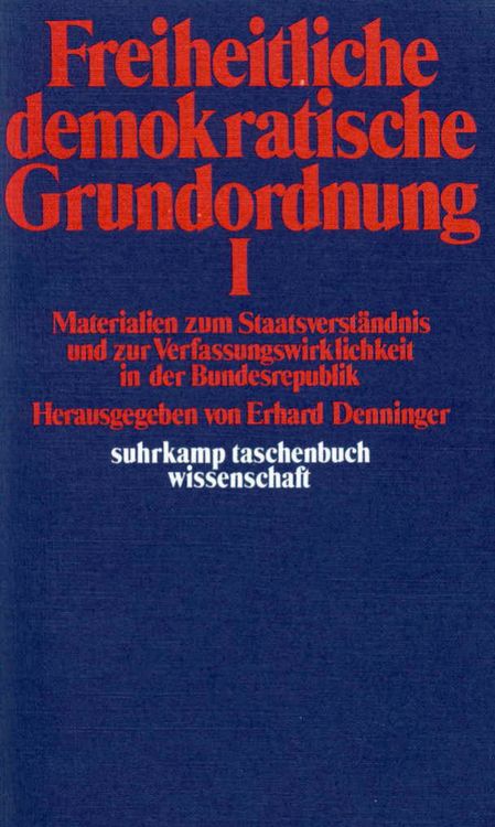 Produktbild: Freiheitliche demokratische Grundordnung