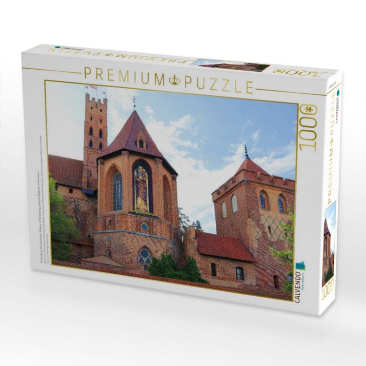 Produktbild: CALVENDO Puzzle Ordensburg des Deutschen Ordens in Marienburg, polnisch Malbork, in Pommern | 1000 Teile Lege-Gr&ouml;&szlig;e 64x48cm Foto-Puzzle f&uuml;r gl&uuml;ckliche Stunden