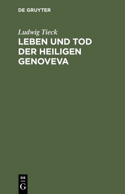 Produktbild: Leben und Tod der heiligen Genoveva