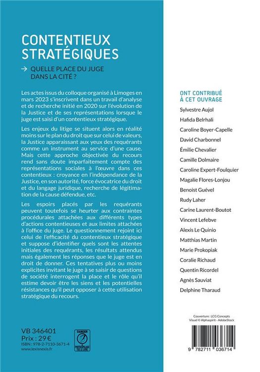 Produktbild: Contentieux strategiques