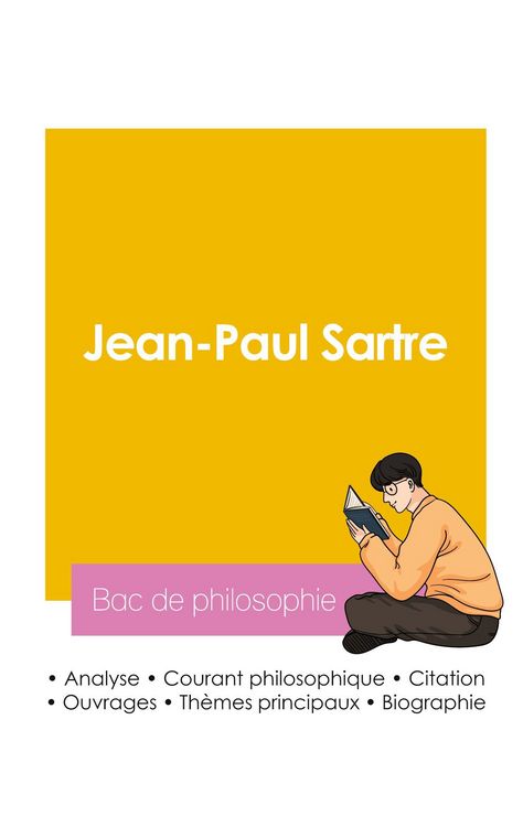 Produktbild: R&eacute;ussir son Bac de philosophie 2026 : Analyse du philosophe Jean-Paul Sartre