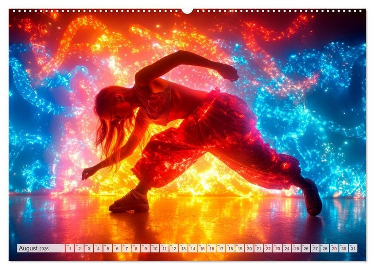 Produktbild: BREAKING Cooler Tanz und krasse Moves (Wandkalender 2026 DIN A2 quer), CALVENDO Monatskalender