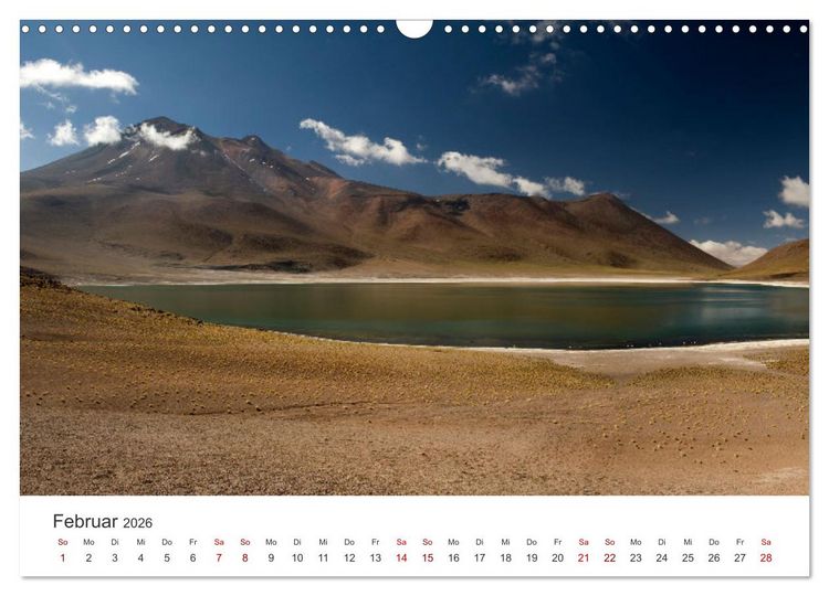 Produktbild: Die Farben der Anden - Argentinien und Chile (Wandkalender 2026 DIN A3 quer), CALVENDO Monatskalender