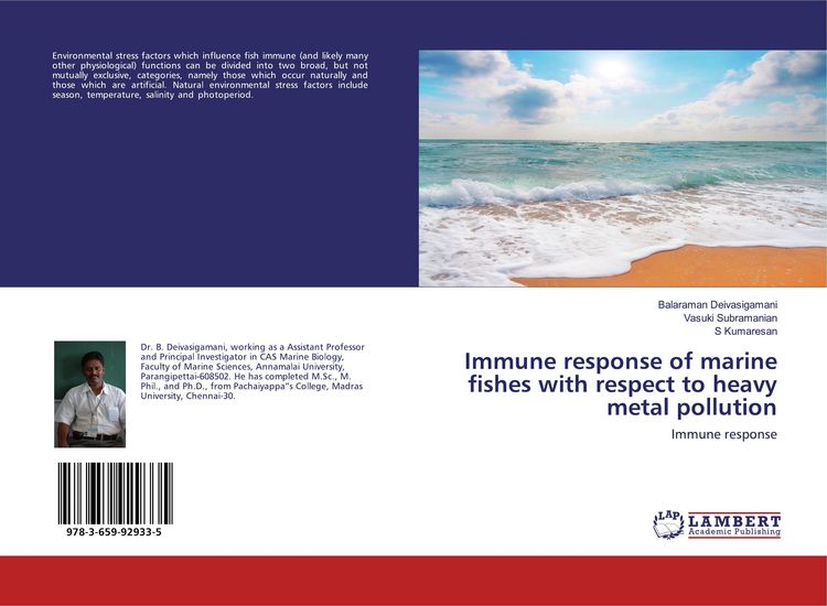 Produktbild: Immune response of marine fishes with respect to heavy metal pollution