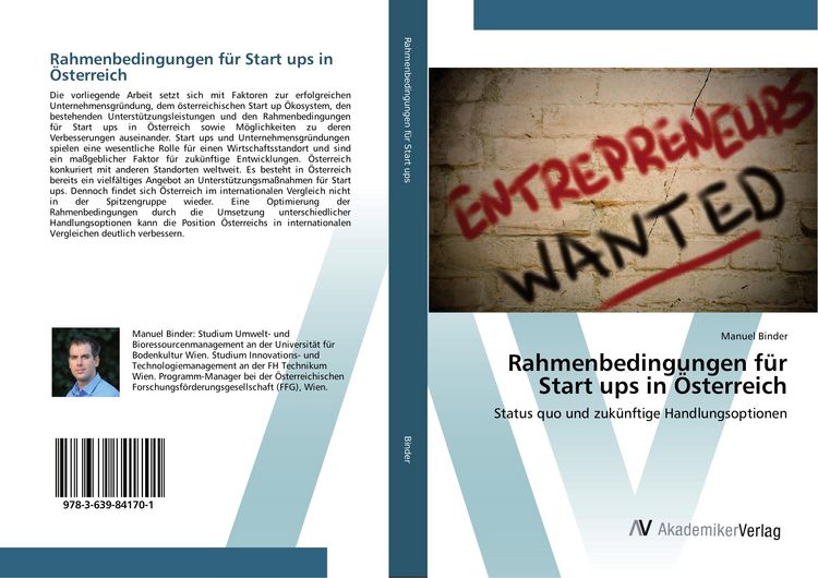 Produktbild: Rahmenbedingungen f&uuml;r Start ups in &Ouml;sterreich