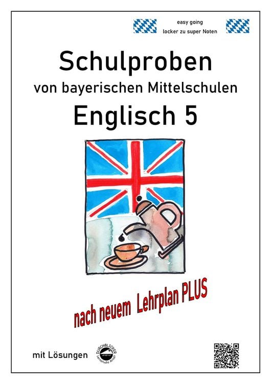 Produktbild: Mittelschule - Englisch 5 Schulproben bayerischer Mittelschulen mit L&ouml;sungen nach LehrplanPLUS