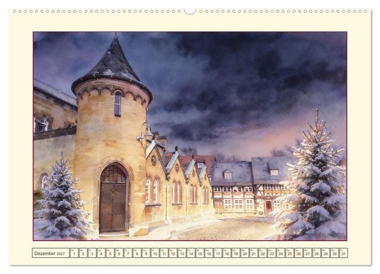 Produktbild: Die sch&ouml;nsten Altst&auml;dte in Niedersachsen (Wandkalender 2027 DIN A2 quer), CALVENDO Monatskalender