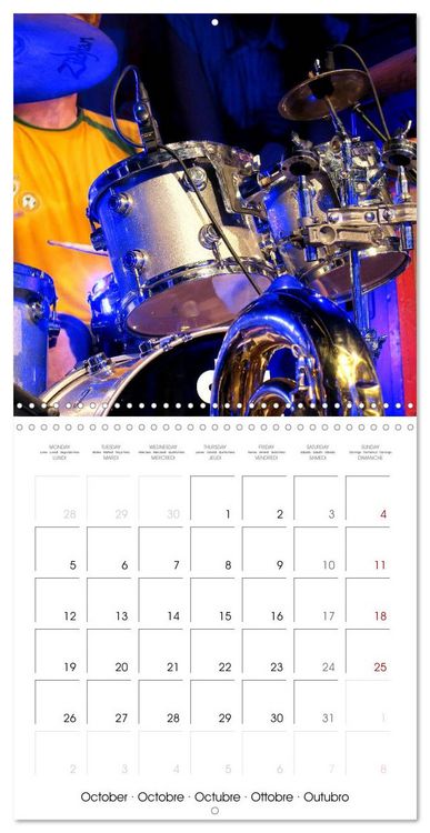 Produktbild: Drummer Action (Wall Calendar 2026 12 &times; 12 Inch) CALVENDO 12 Month Wall Calendar