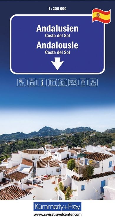 Produktbild: K&uuml;mmerly+Frey Regional-Strassenkarte Andalusien 1:200.000