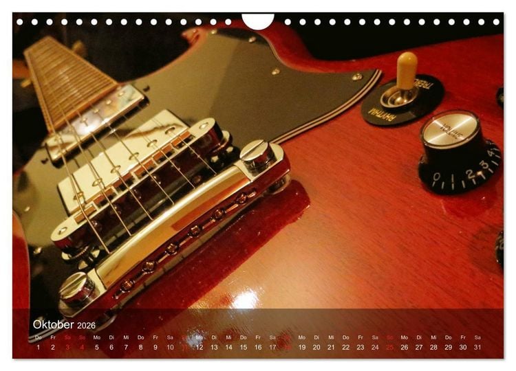 Produktbild: SAITENSPIELE (Wandkalender 2026 DIN A4 quer), CALVENDO Monatskalender