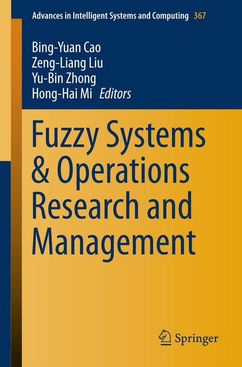 Produktbild: Fuzzy Systems & Operations Research and Management
