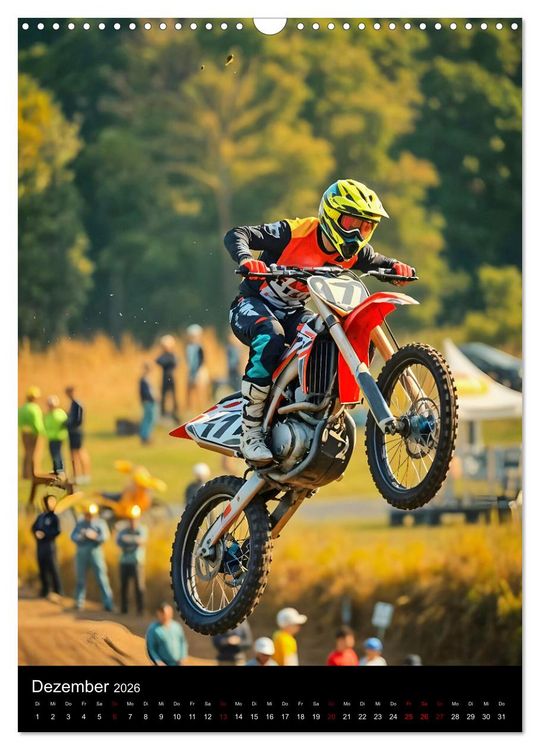 Produktbild: Adrenalin am Limit - Grenzenlose Motocross Action (Wandkalender 2026 DIN A3 hoch), CALVENDO Monatskalender