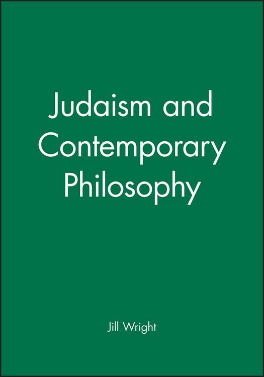 Produktbild: Wright, J: Judaism and Contemporary Philosophy