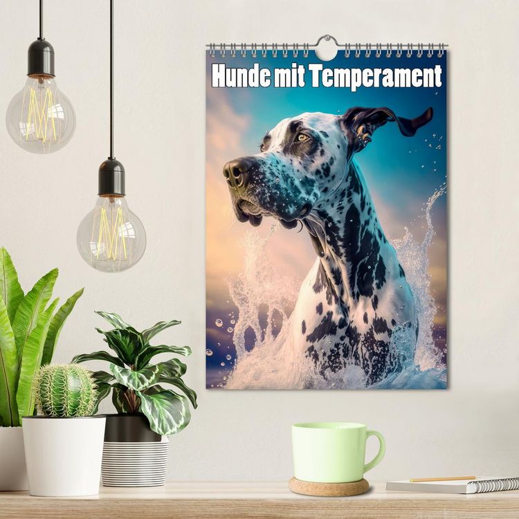 Produktbild: Hunde mit Temperament (Wandkalender 2026 DIN A4 hoch), CALVENDO Monatskalender