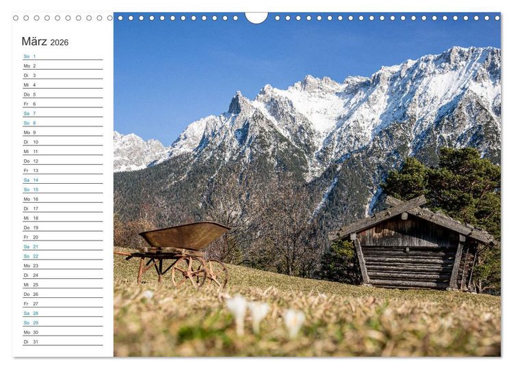 Produktbild: Faszination Alpen (Wandkalender 2026 DIN A3 quer), CALVENDO Monatskalender