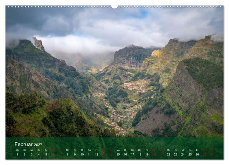 Produktbild: Madeira - Insel der Kontraste (Wandkalender 2027 DIN A2 quer), CALVENDO Monatskalender