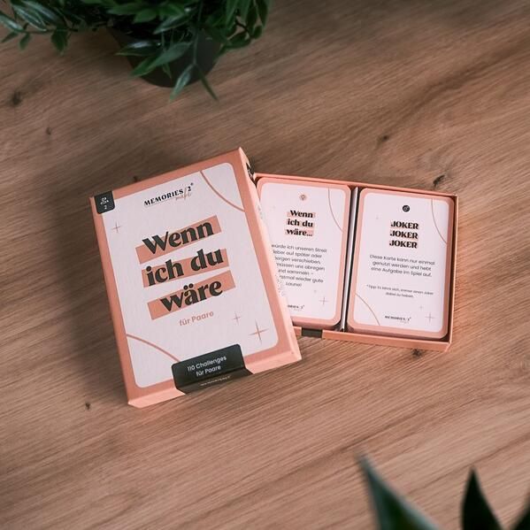 Produktbild: Memories2Make&reg; "Wenn ich du w&auml;re" - Kartenspiel f&uuml;r Paare