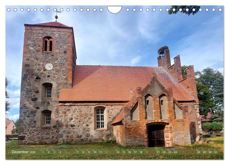 Produktbild: Brandenburg - Sch&ouml;ne Ausflugsziele n&ouml;rdlich von Berlin (Wandkalender 2026 DIN A4 quer), CALVENDO Monatskalender