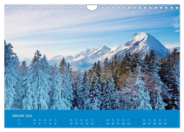 Produktbild: Berg, Land und Meer - Eine Reise durch die Landschaften (Wandkalender 2026 DIN A4 quer), CALVENDO Monatskalender