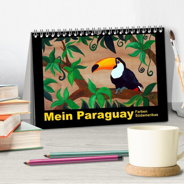 Produktbild: Mein Paraguay - Farben S&uuml;damerikas (Tischkalender 2026 DIN A5 quer), CALVENDO Monatskalender